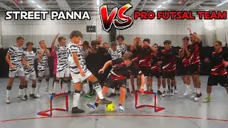Street Panna VS Pro Futsal Team! I Played In a Real Match!!