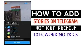 How to Add Stories On Telegram | Add Stories On Telegram | Telegram Pe Story Kaise Lagaye | Telegram