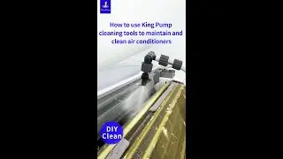 Summer is coming, clean your air conditioner with the King pump DIY cleaning tools! It's SUPER EASY!