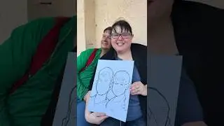 Live Caricature Drawing and Reaction #caricature