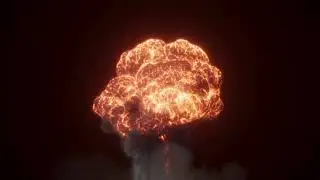 Embergen Explosion, going for the Houdini Look