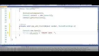Insert Data into database WPF C#   Part 1