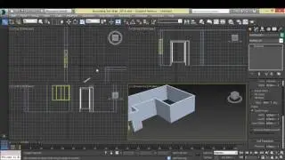 How to draw WALLS, WINDOWS AND DOORS WITH 3DS MAX