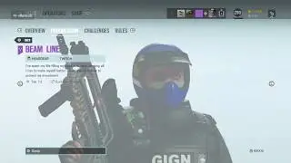 TWITCH HEADGEAR Beam Line + PURPLE ALPHA PACK Rainbow Six Siege Battle Pass Tier 13