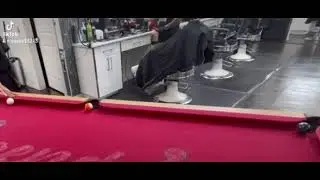 Insane shot by pool prodigy