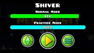 Гайд: как слиться в Geomety Dash Shiver на 91% (Перезалив)