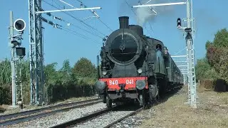 2023-10-08 La 940.041 con il Sebino Express 1/2 - Stazione di Palazzolo sull'Oglio
