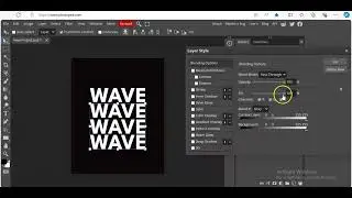 How to create Wavy Text  Effect in Photopea l Photopea Tutorial