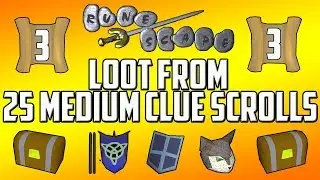 [2007] RuneScape - Loot from 25 Medium Clue Scrolls #3