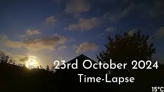 23 October 2024 Time-Lapse - Northamptonshire, UK