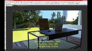 Hướng dẫn Vray 4 0   Sketchup 2020  / Tutorial Vray 4.0 for Sketchup 2020