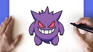 COMO DESENHAR O GENGAR | POKÉMON