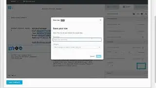 Newly Added: Saved Row Feature for Email Templates (6/2024)
