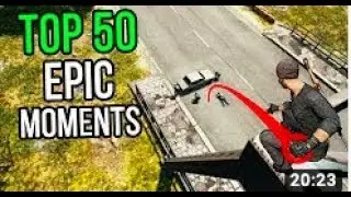 TOP 50 EPIC MOMENTS IN PUBG - Pubg Montage!