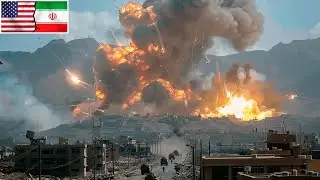 ISRAEL-US DRONE SWARM REDUCES TEHRAN'S INDUSTRY TO ASHES! Dozens of critical Iran sites wiped out