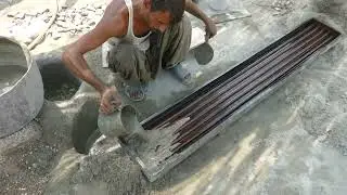 Biggest Concrete Tile Making Skills | Construction Things