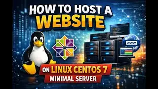 How to Host a Website on Linux CentOS_7 Minimal Server Step_By_Step!