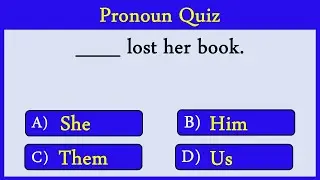 pronoun Quiz 15: CAN YOU SCORE 25/25?