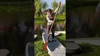 Часть инструктажа перед SUP-прогулкой от команды Сап Сёрфинг Рязань, Встань и Греби!