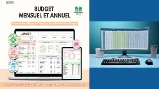 📊 Feuille Automatique – Budget Mensuel & Annuel (Excel + Google Sheets)
