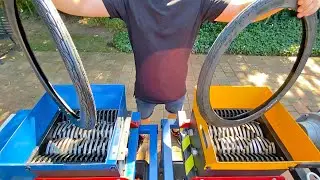 Dual Shredding: Tyres vs Fast Shredder & Normal Shredder at the same time!