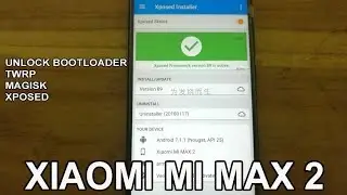 ROOT/UNLOCK BOOTLOADER/TWRP/MAGISK/XPOSED XIAOMI MI MAX 2