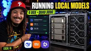 What I’m Running Local AI Models on 4 DGX Sparks + Quad RTX 3090s