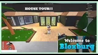 ROBLOX - WELCOME TO BLOXBURG - COMPLETE ONE STORY HOUSE TOUR!!!