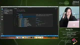 C++Now 2018: Rong Lu “C++ Development with Visual Studio Code”