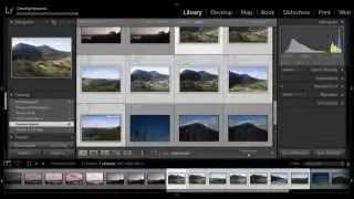 How to make a panorama in Adobe Lightroom tutorial