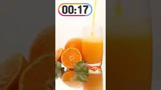 30 Seconds Countdown | Orange Timer | #shorts #minutes #countdown #timer #silent #alarm