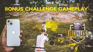 BGMI BONUS CHALLENGE GAMEPLAY With RANDOMS on iPhone 13 PUBG Test on iPhone 13 BGMI Test on iPhone13