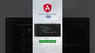 Angular 17 New Control Flow 