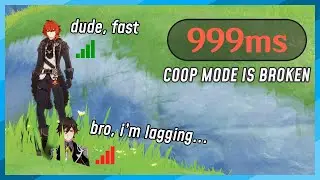 Playing Coop with High Ping is Broken ( Genshin Funny Moments )