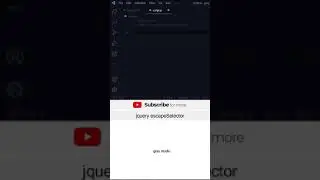 jquery escapeSelector 