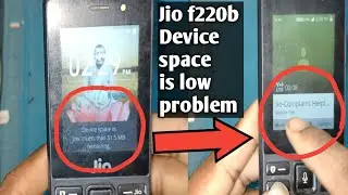 jio phone device space is low problem।jio phone hang problem।Auto Restart Problem Solution