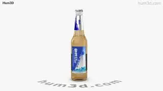Snow Beer Bottle 3D model by 3DModels.org