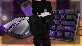 *Custom Keyboard + Mouse ASMR (DESTROYING In Solo) Uncut + No music! Hypixel Bedwars!