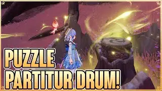 Mainkan Partitur Drum Puzzle 3.6 - Genshin Impact