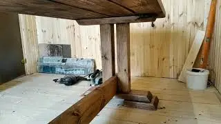 Стол в баню своими руками