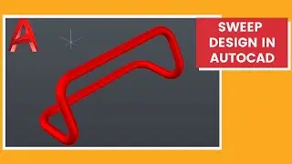 HOW TO USE SWEEP AND BREAK COMMAND IN AUTOCAD? | AUTOCAD 3D TUTORIALS|SWEEP DESIGN IN AUTOCAD