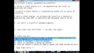 Vídeo Aula Speed hack Crossfire [100% FUNCIONAMENTO]