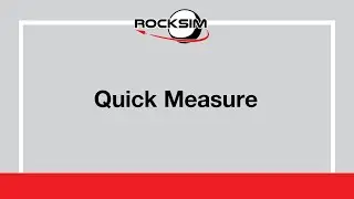 RockSim11 -  Quick Measure