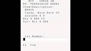 ASN Receipt using DPS Zap