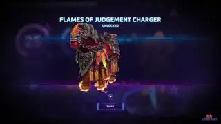 Heroes Of The Storm Flames of Judgement Charger Awesome Mount​​