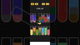 Water sort puzzle level 421