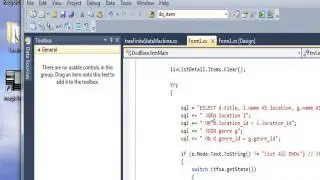 C# Edge 202   MC18   treeView, listView and MySql