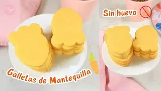 Galletas de mantequilla SIN HUEVO con solo 3 INGREDIENTES | @MariaLett