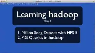 Learning Hadoop VIV 2/3