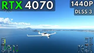 RTX 4070 | Microsoft Flight Simulator | 1440p Ultra Benchmark DLSS 3